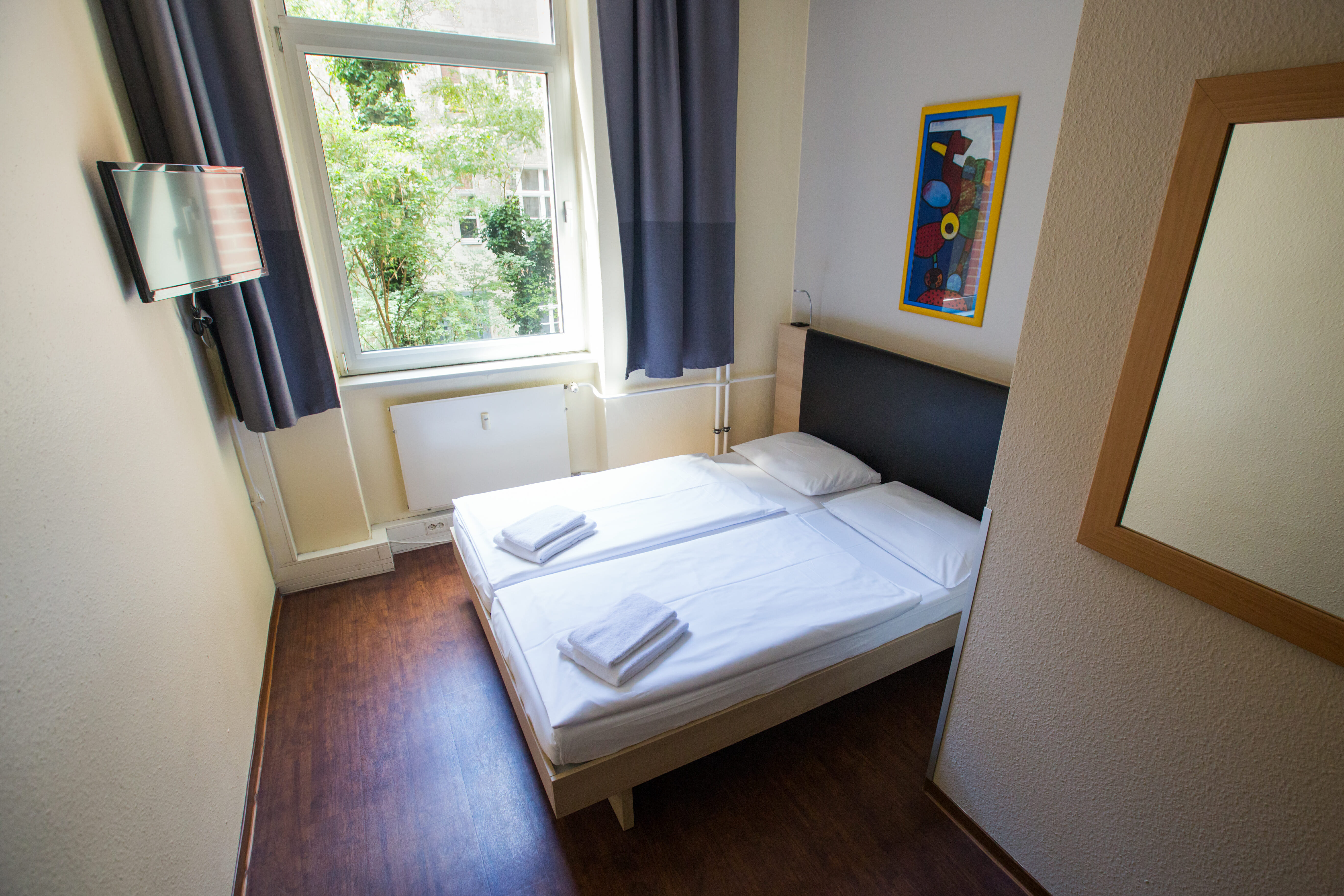 double rooms at acama Kreuzberg hostel + hotel.